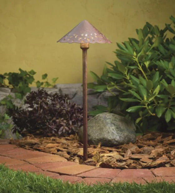 Path LED Cast Hammered roof