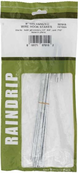 8" Galvanized Wire Hook