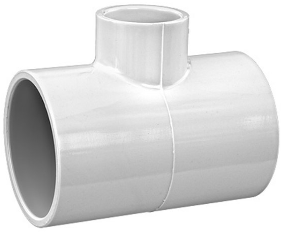 1 1/2 x 1 1/2 x 1 Tee:S x S x