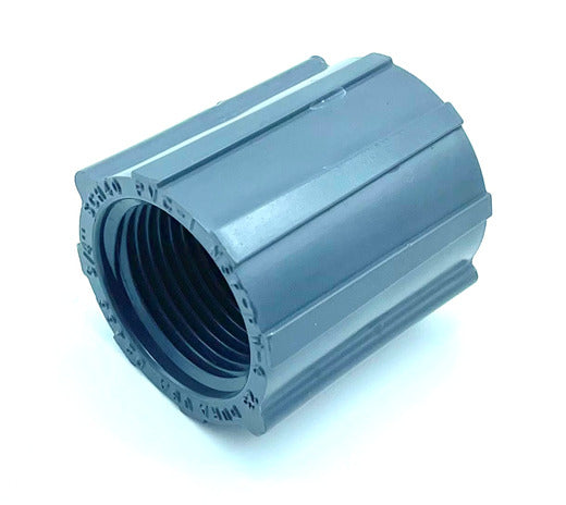 3/4 PVC GRAY Thr Coup:F x F