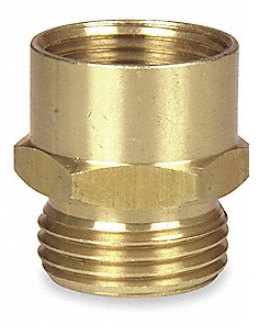 Brass Hose Male Adapter: MHT x FIPT