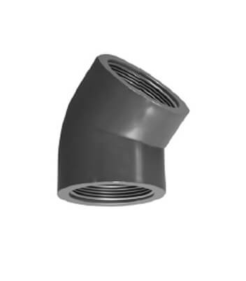 SCH 80 45 Degree Elbow: FIPT x FIPT