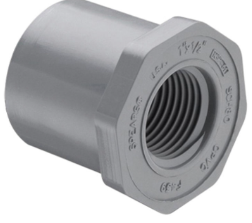 SCH 80 Bushing: Slip x FIPT