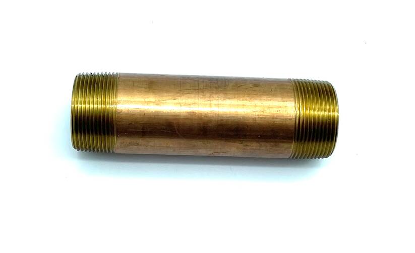 1-1/2" Brass Nipples 2" to 12" Long