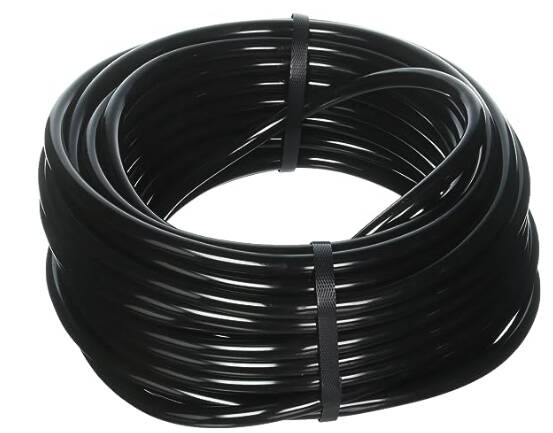 Black Vinyl Tubing