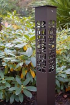 Textured Bronze Path light