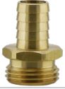 Male Hose Adapter: Brass 1/2" Insert x 3/4" MHT