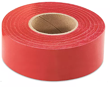 Flagging Tape Red 300' Rolls