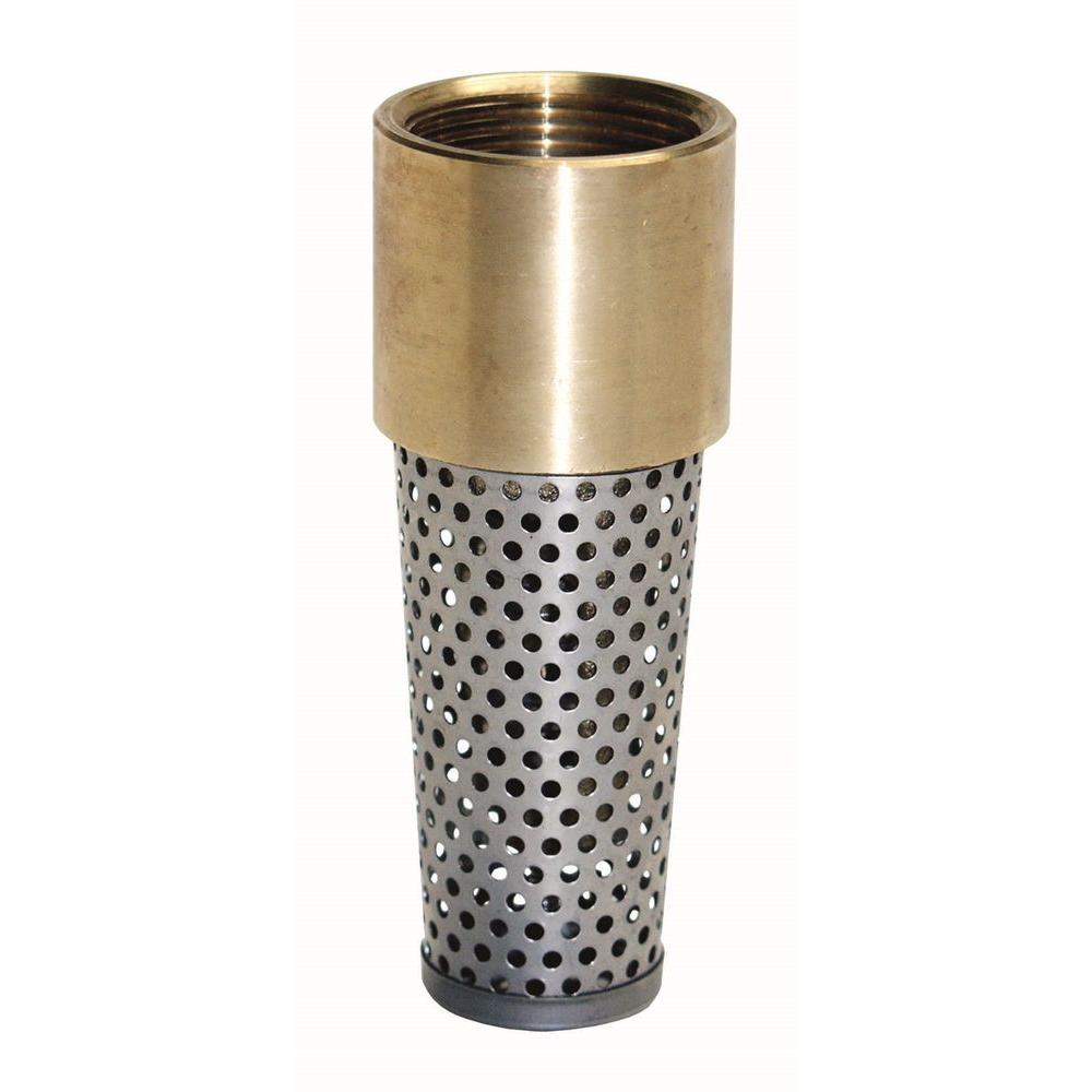 No Lead 1-1/4" Brass Foot Valve