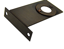 Aged Brass Gutter Mount