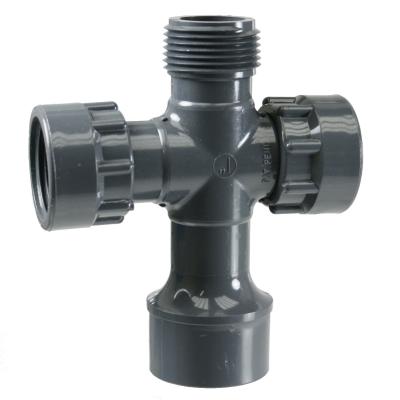 1" x 1" x 1" x 1" Dura Manifold Cross