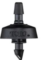 1.0 gph Emitter, Barb, Black,