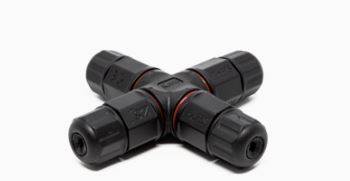 2 PIN Cross-Shape Waterproof