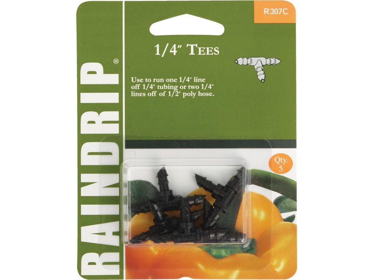 1/4" Barbed Tees, 5/card