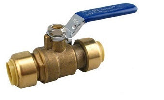 Ball Valve: Brass Push Fit