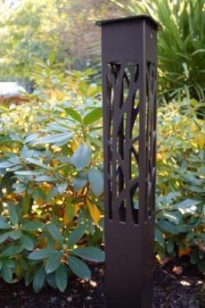 Textured Bronze Path light