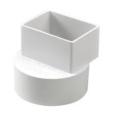 Drainage Downspout Adapter Offset: Slip x Downspout