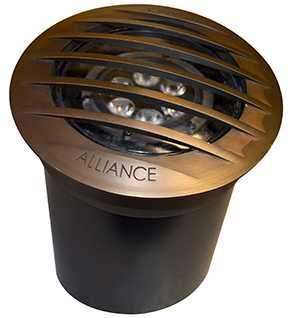 CGWL01 Ground Light Aged Brass