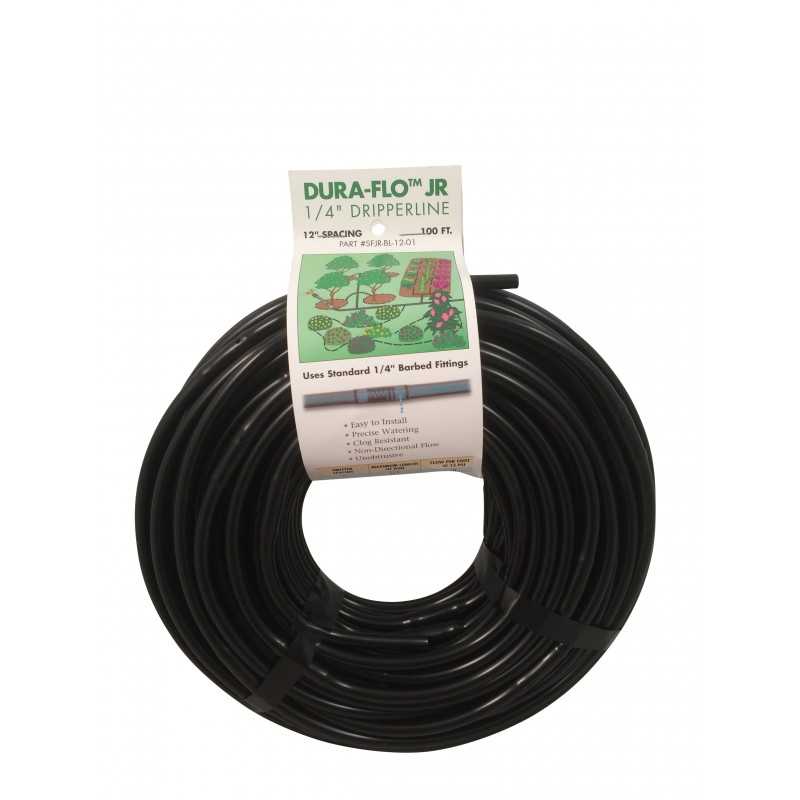 1/4" Dripline, 1/2 GPH, 12" Spacing