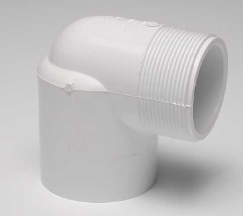 2 PVC 90 Str Ell:M x F