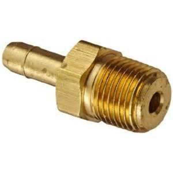 1/8" x 1/4" Brass Adapter, Male-Thread