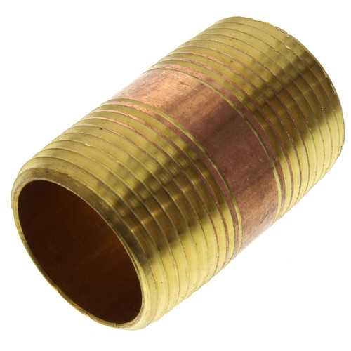 1" Brass Nipples 2" to 12" Long