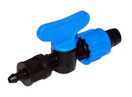 Drip Tape Spin Lock Valve x 1/4" Barb