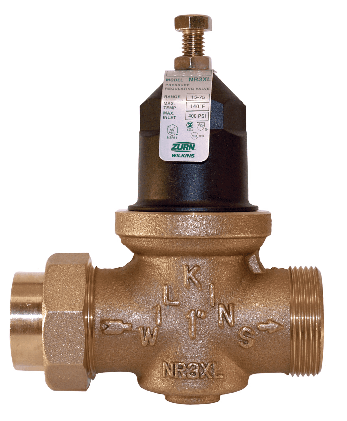 Zurn Brass Pressure Reducing Valve