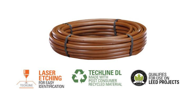 17mm Dripline, 0.9 GPH, 12" spacing