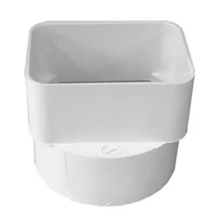Drainage Downspout Adapter Offset: Slip x Downspout