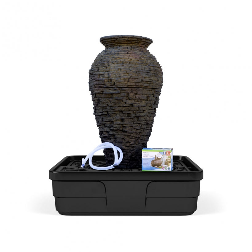 Medium Stacked Slate Urn Kit