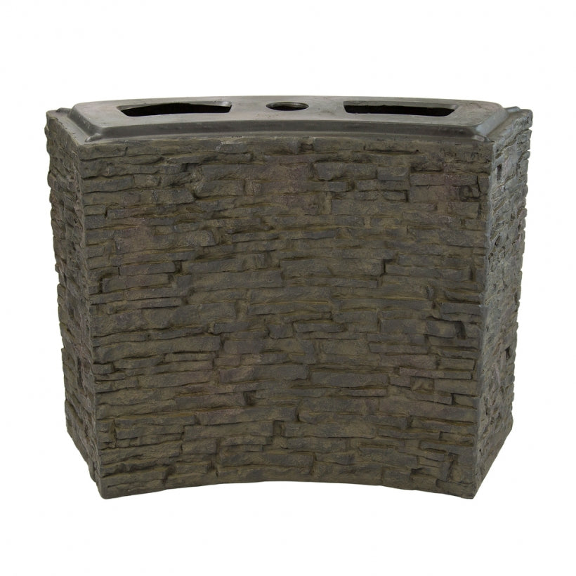 Large Curved Stacked Slate