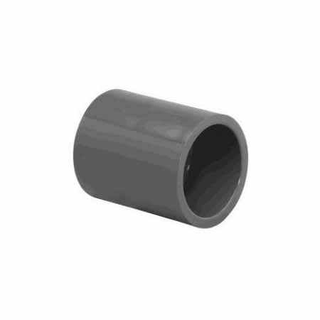 SCH 80 PVC - Gray Coupling Slip x Slip