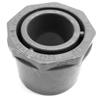 SCH 80 Reducer Bushing: Spig x Slip