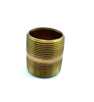 1-1/2" Brass Nipples 2" to 12" Long