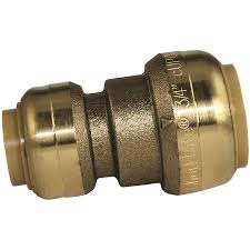 Coupling: Brass Push Fit