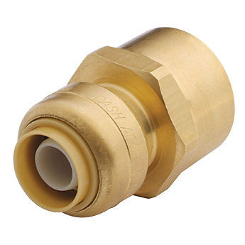 Brass Push Fit Female Adapter