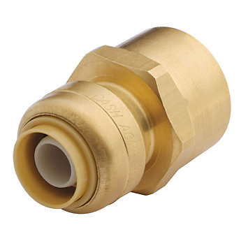 Female Adapter: Brass Push Fit