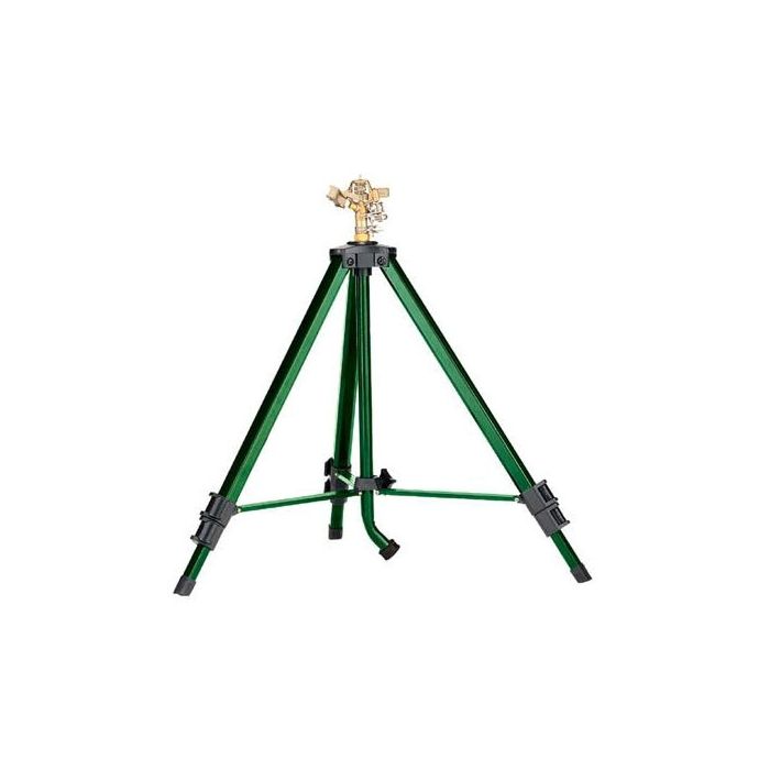 Brass Impact Sprinkler on Tripod