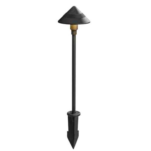 LED Dome Path- 3w Black Finish