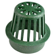 Green Round Atrium Grate