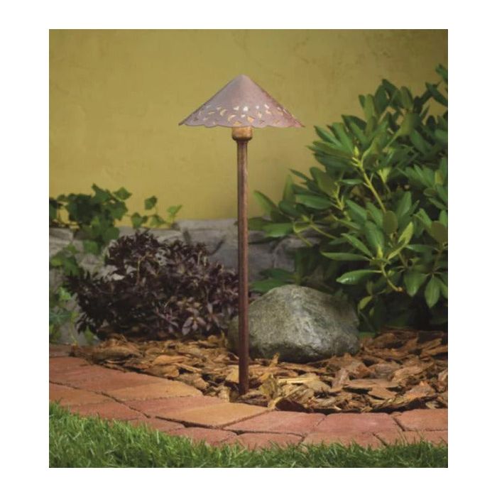 Path LED Cast Hammered roof