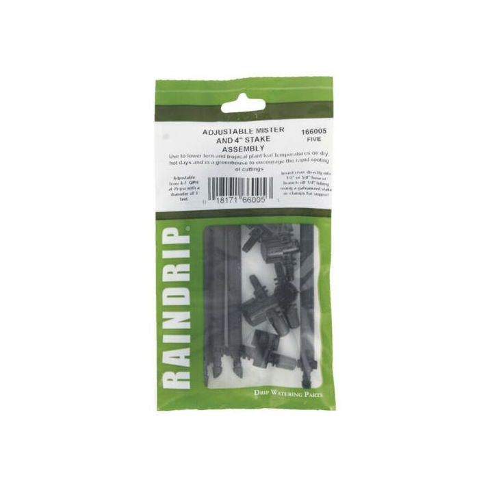 Adjustable Misters & 4" Barbed