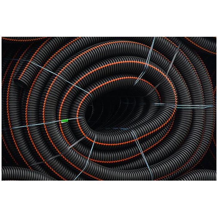 4" Solid Corrugated Pipe 100'