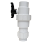 Combination Swing Check/Ball Valve With Slip Union