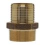 1-1/4" x 1" Brass Male Adapter