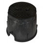 10" Round Pro Series Black Valve Box