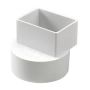Drainage Downspout Adapter Offset: Slip x Downspout