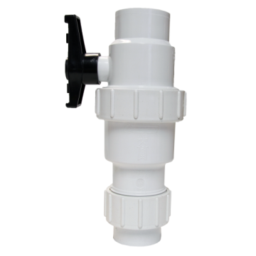 Combination Swing Check/Ball Valve With Slip Union