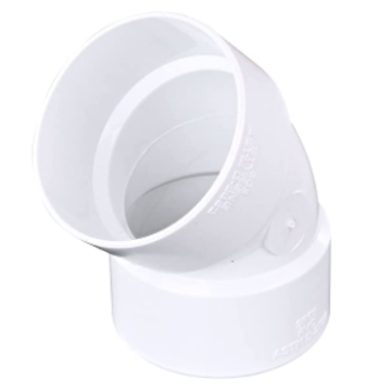 Drainage 45 Degree Elbow: Slip x Slip